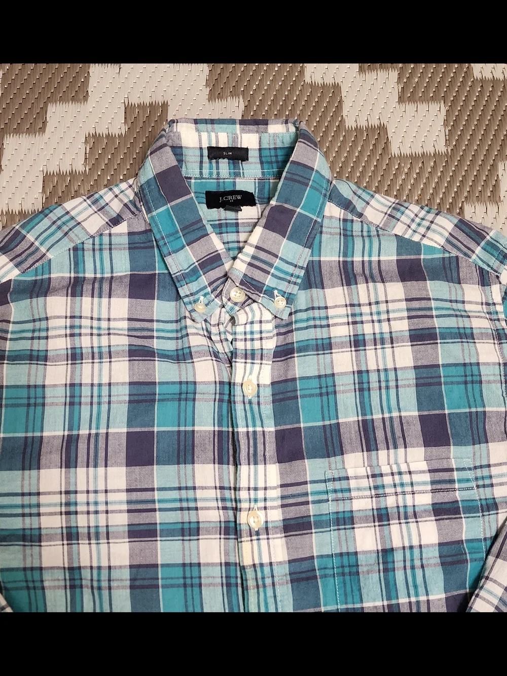 J.Crew Casual Plaid Shirt (Slim Fit)